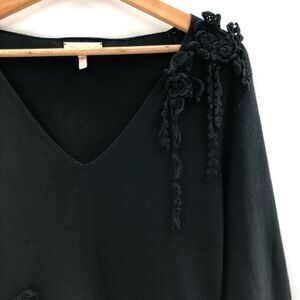Rebecca Taylor SLIM V-NECK SWEATER Small‎